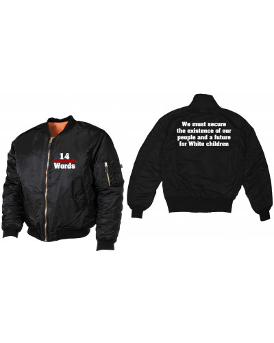 Bestickte MA1 Bomberjacke (14 Words)