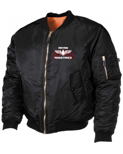 Bestickte MA1 Bomberjacke (Aryan Resistance)
