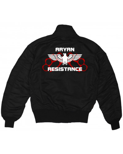 Bestickte MA1 Bomberjacke (Aryan Resistance)