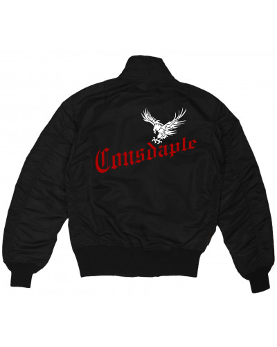 Bestickte MA1 Bomberjacke (Consdaple, Adler im Flug)