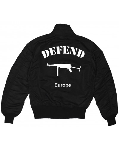 Bestickte MA1 Bomberjacke (Defend Europe)