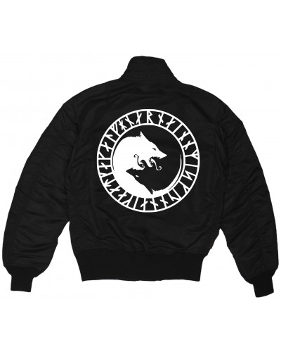 Bestickte MA1 Bomberjacke (Fenrir)