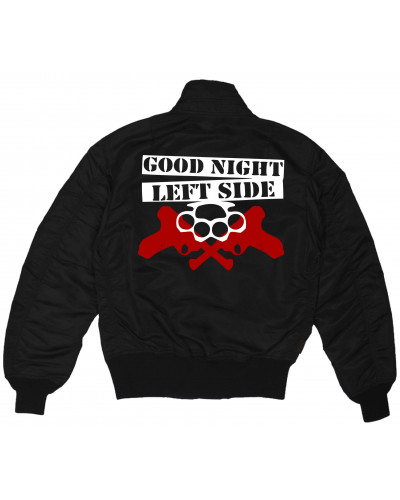 Bestickte MA1 Bomberjacke (GNLS, Schlagring)