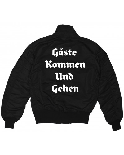 Bestickte MA1 Bomberjacke (Gute Heimreise)