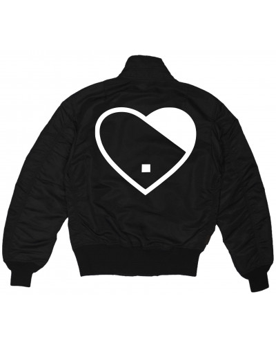 Bestickte MA1 Bomberjacke (Herz)
