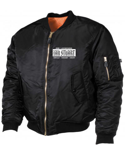 Bestickte MA1 Bomberjacke (Ian Stuart)