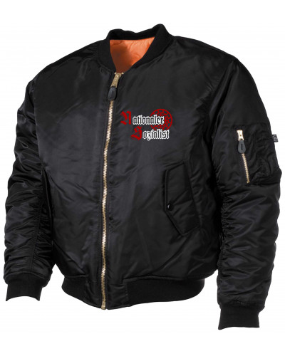 Bestickte MA1 Bomberjacke (Nationaler Sozialist)