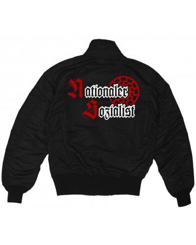 Bestickte MA1 Bomberjacke (Nationaler Sozialist)