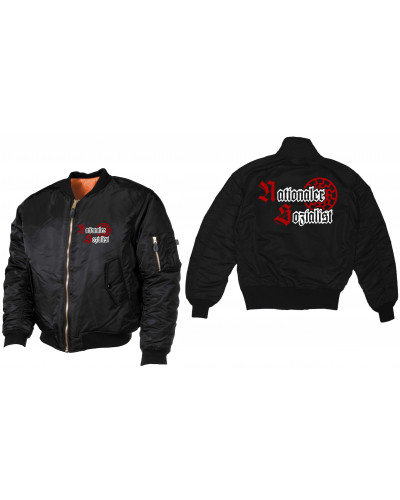 Bestickte MA1 Bomberjacke (Nationaler Sozialist)