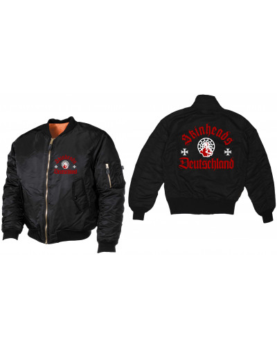Bestickte MA1 Bomberjacke (Skinheads Deutschland)
