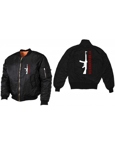 Bestickte MA1 Bomberjacke (Sturmgewehr 44)