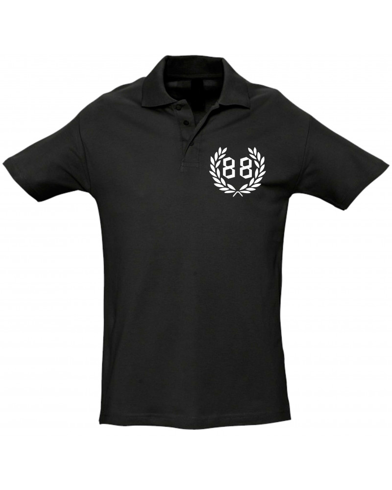 Besticktes Herren Poloshirt (88, kranz)