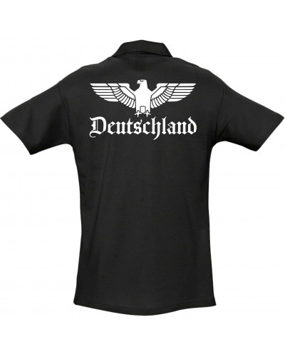Besticktes Herren Poloshirt (Adler, Deutschland)