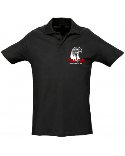 Besticktes Herren Poloshirt (Consdaple, Adlerkopf 1990)