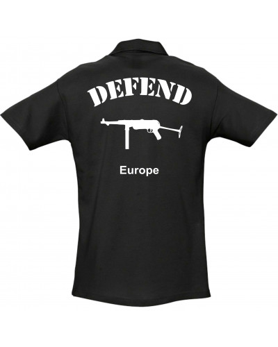 Besticktes Herren Poloshirt (Defend Europe)