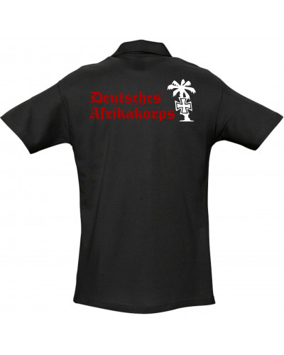 Besticktes Herren Poloshirt (Deutsches Afrikakorps)