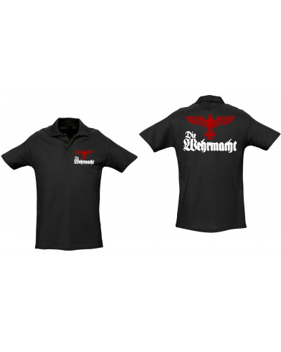 Besticktes Herren Poloshirt (Die Wehrmacht)