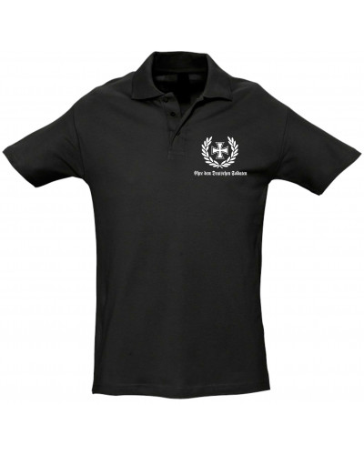 Besticktes Herren Poloshirt (Ehre dem Deutschen Soldaten)