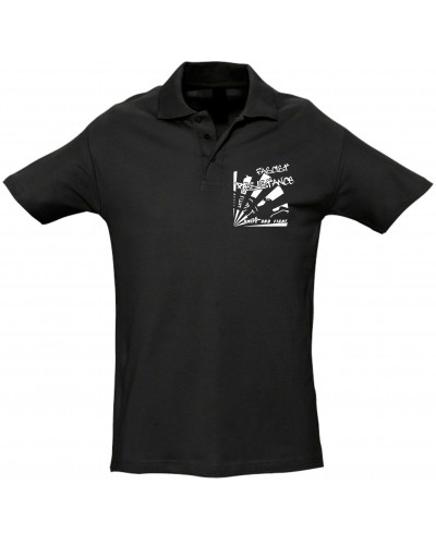 Besticktes Herren Poloshirt (Fascist Resistance)