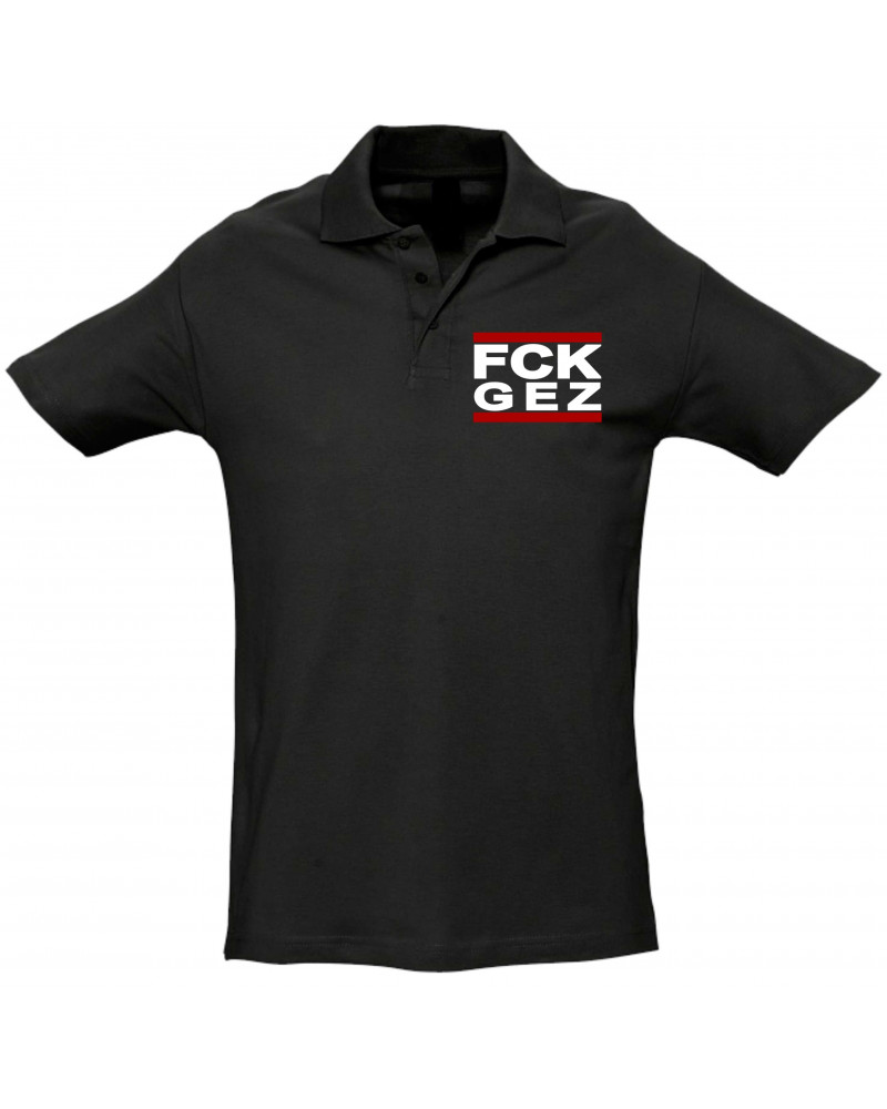 Besticktes Herren Poloshirt (FCK GEZ)