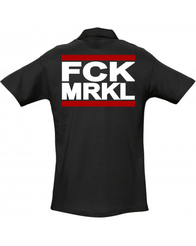 Besticktes Herren Poloshirt (FCK MRKL)