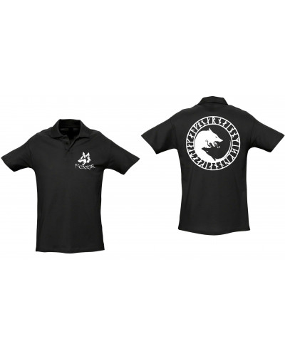 Besticktes Herren Poloshirt (Fenrir)