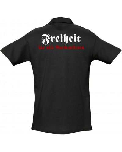 Besticktes Herren Poloshirt (Freiheit)
