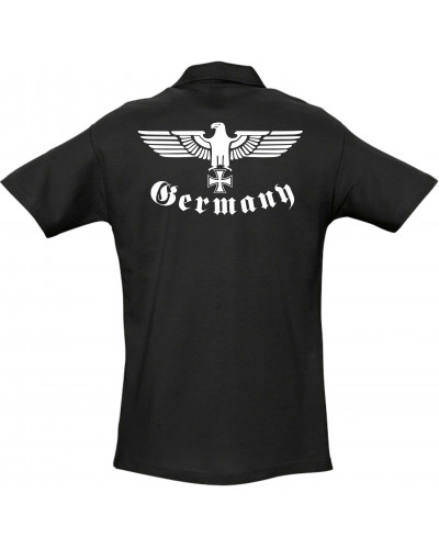 Besticktes Herren Poloshirt (Germany, Adler)
