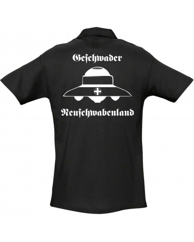 Besticktes Herren Poloshirt (Geschwader Neuschwabenland)
