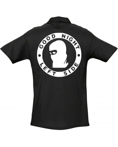 Besticktes Herren Poloshirt (Good night left side)