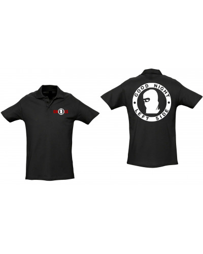 Besticktes Herren Poloshirt (Good night left side)