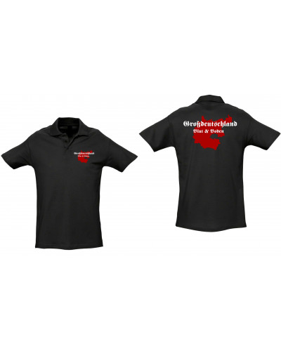 Besticktes Herren Poloshirt (Großdeutschland Blut&Boden)