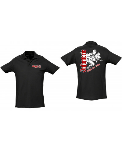 Besticktes Herren Poloshirt (Infanterie, Königin aller Waffen)