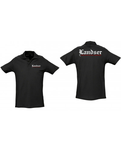 Besticktes Herren Poloshirt (Landser, eine deutsche legende)