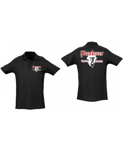 Besticktes Herren Poloshirt (Landser, Soldat)