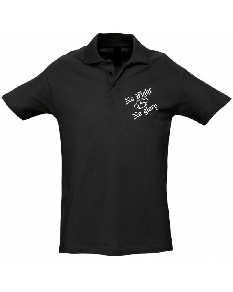 Besticktes Herren Poloshirt (Life is Pain)