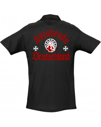 Besticktes Herren Poloshirt (Skinheads Deutschland)