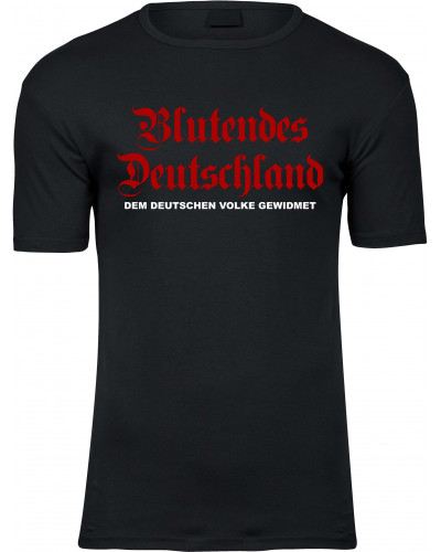 Herren Premium T-Shirt (Blutendes Deutschland)
