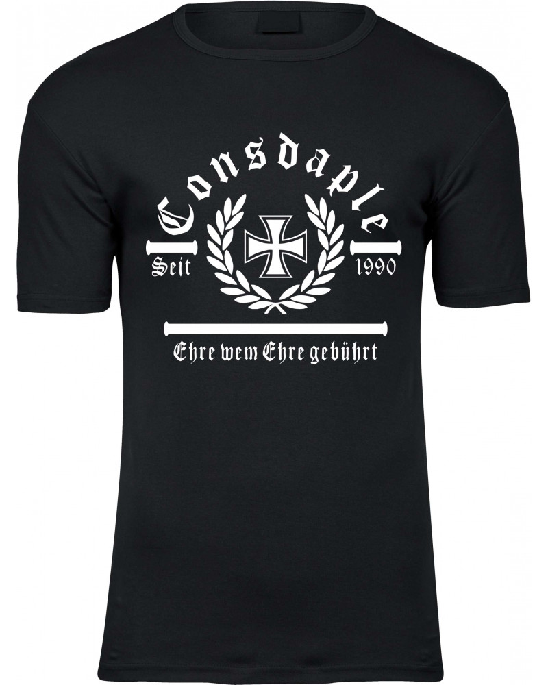 Herren Premium T-Shirt (Consdaple, Ehre wem Ehre gebührt)