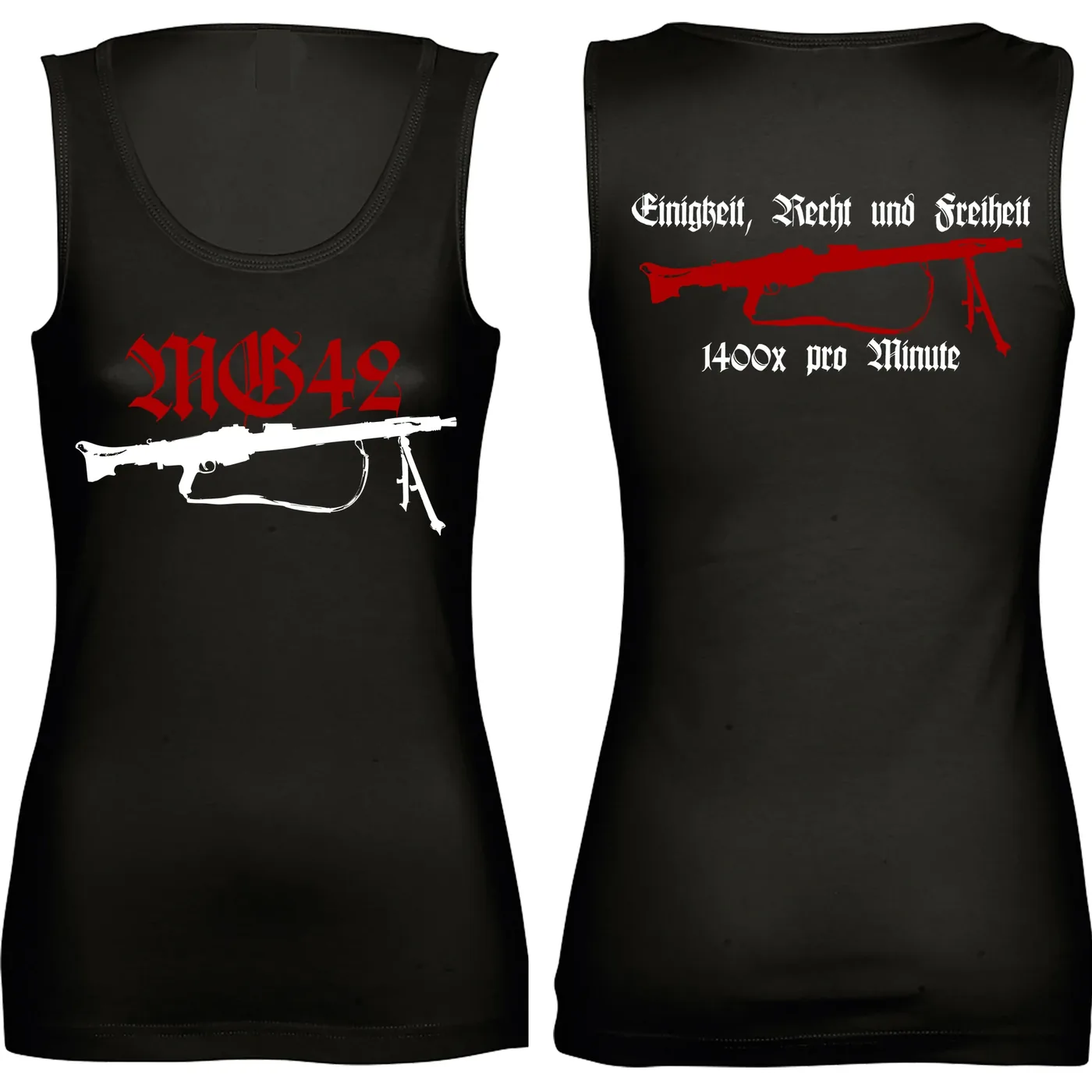 Damen Standard Top - Mg42 Einigkeit, Recht und Freiheit