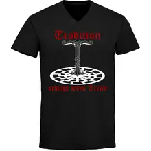 Herren V-Ausschnitt T-Shirt - Tradition schlägt jeden Trend Vorderseite