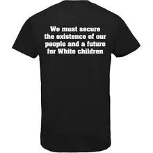 Herren V-Ausschnitt T-Shirt - 14 Words Rückseite