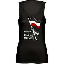 Damen Standard Top - Nationaler Widerstand, Fahne - gewählte Variante