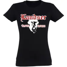 Damen T-Shirt - Landser, Soldat Vorderseite