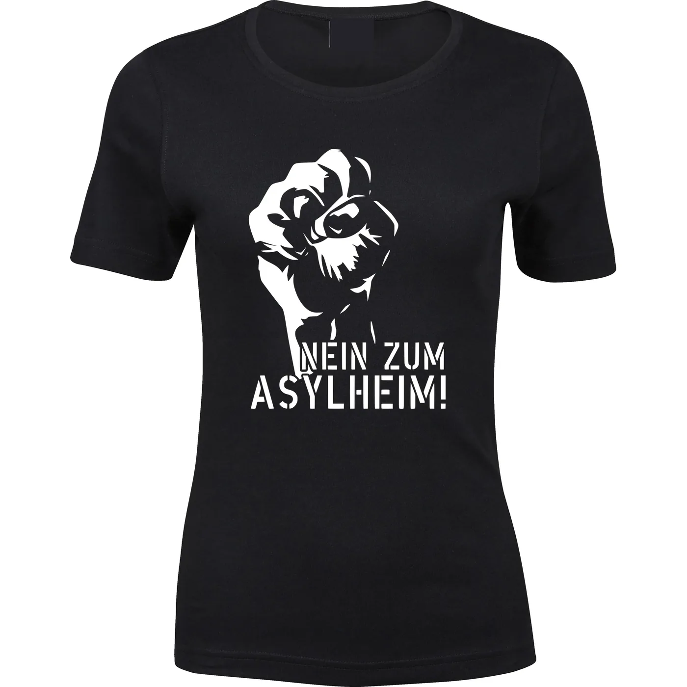 Damen Premium T-Shirt - Nein zum Asylheim