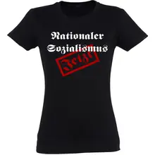 Damen T-Shirt - Nationaler Sozialismus jetzt Vorderseite