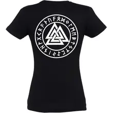 Damen T-Shirt - Mein Schwert für Tyr Rückseite