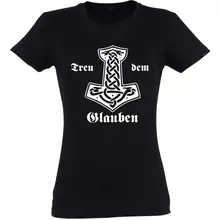 Damen T-Shirt - Treu dem Glauben Vorderseite