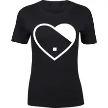 Damen Premium T-Shirt - Herz Vorderseite