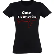 Damen T-Shirt - Gute Heimreise Vorderseite